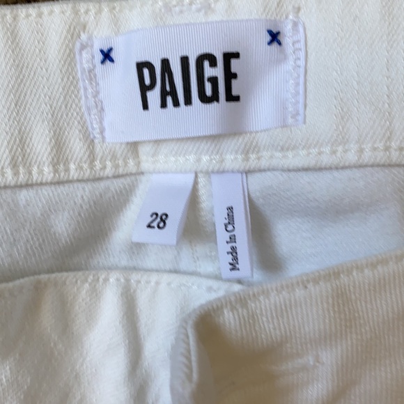 NWT Paige White Denim Shorts - Picture 3 of 7